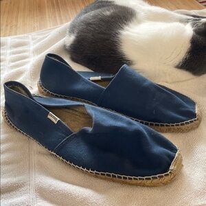 Soludos Blue Classic Espadrilles Slip Ons size 12